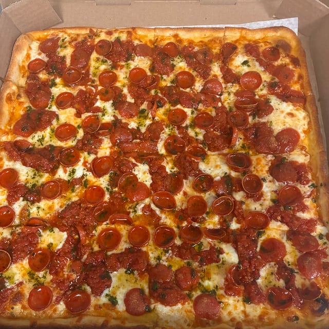 Brooklyn Honey Roni Pizza.