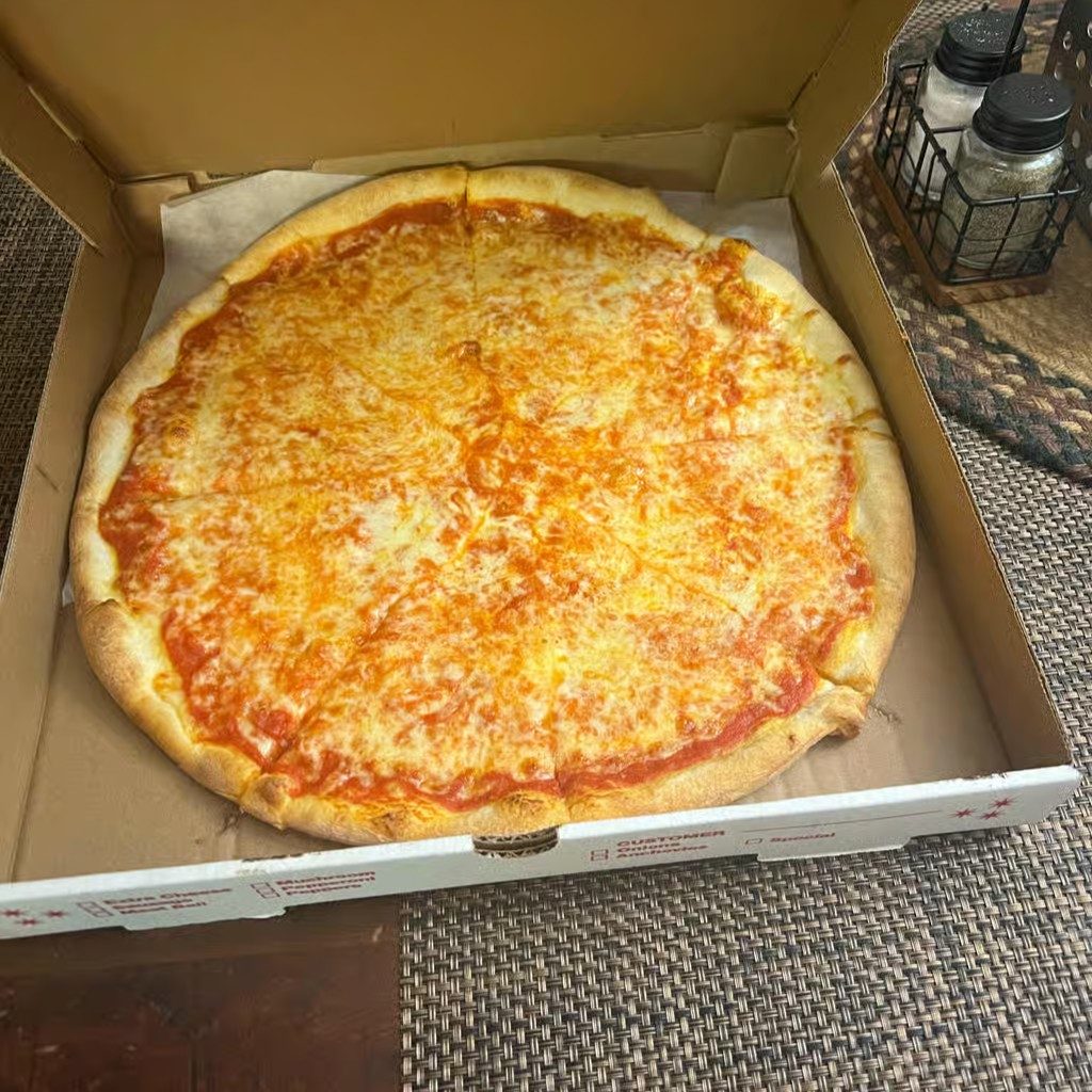 Plain Cheese Pizza.