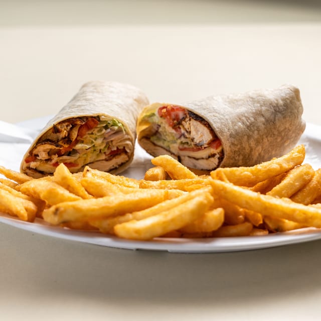 Blackened Chicken Wrap.