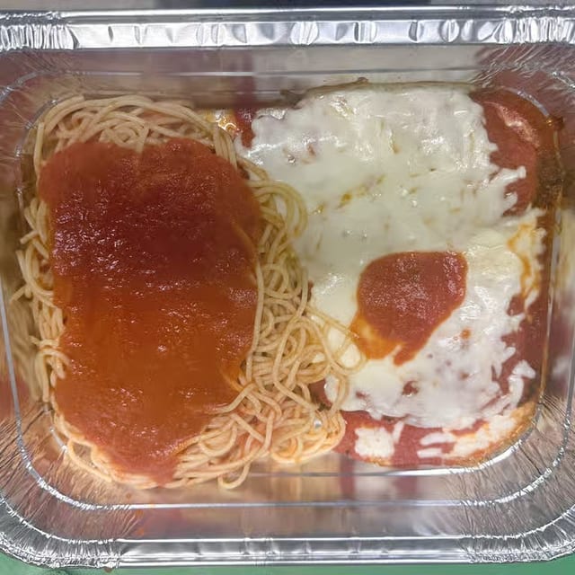Chicken Parmigiana.