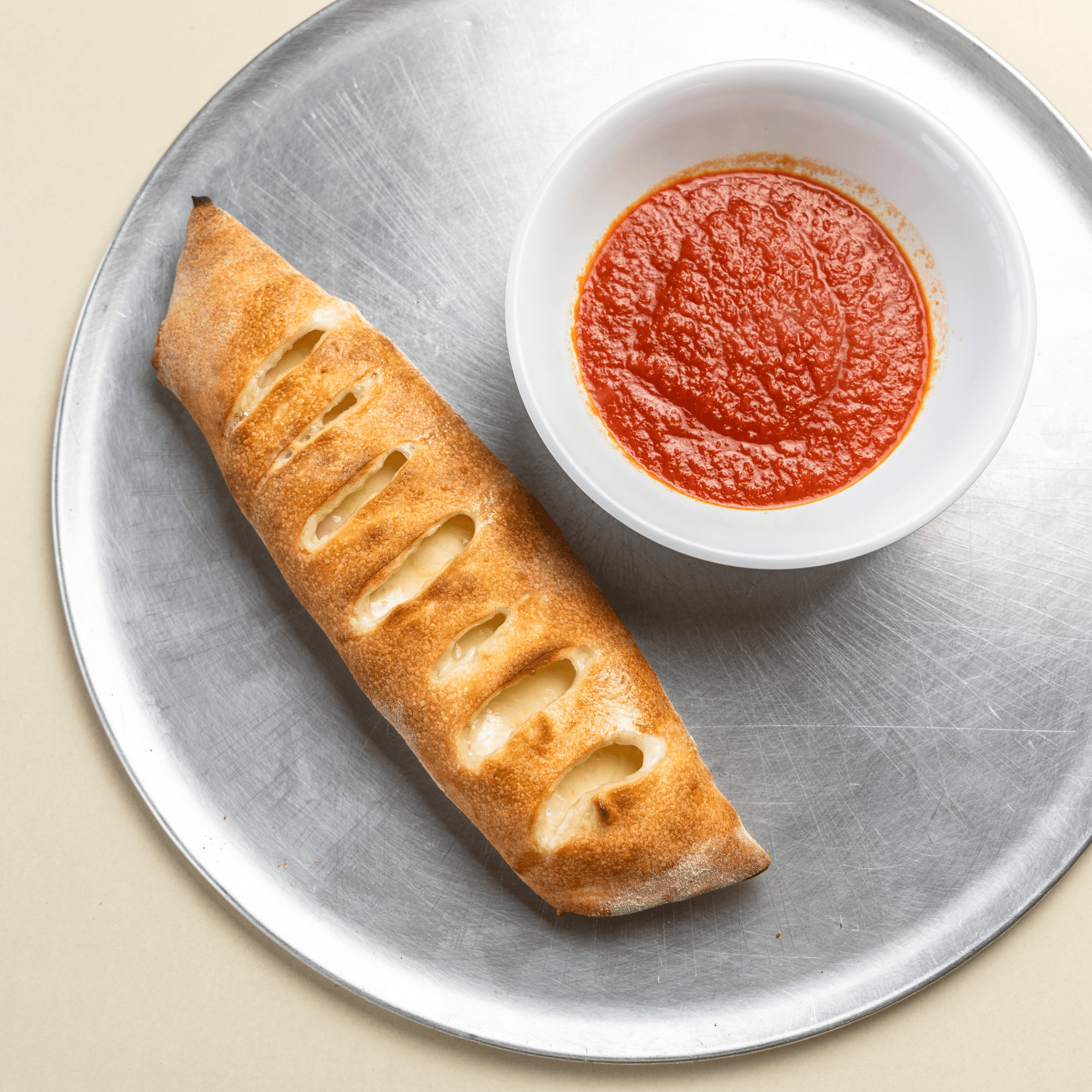 Cheese Stromboli.