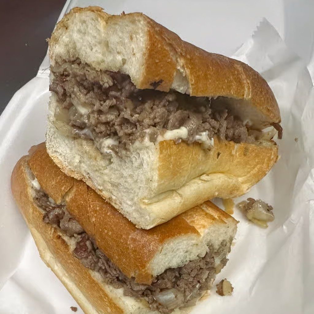 Cheese Steak Sandwich.